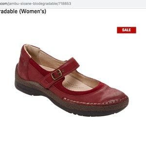 Jambu Women's Sloane Biodegradeable Mary Jane Flat